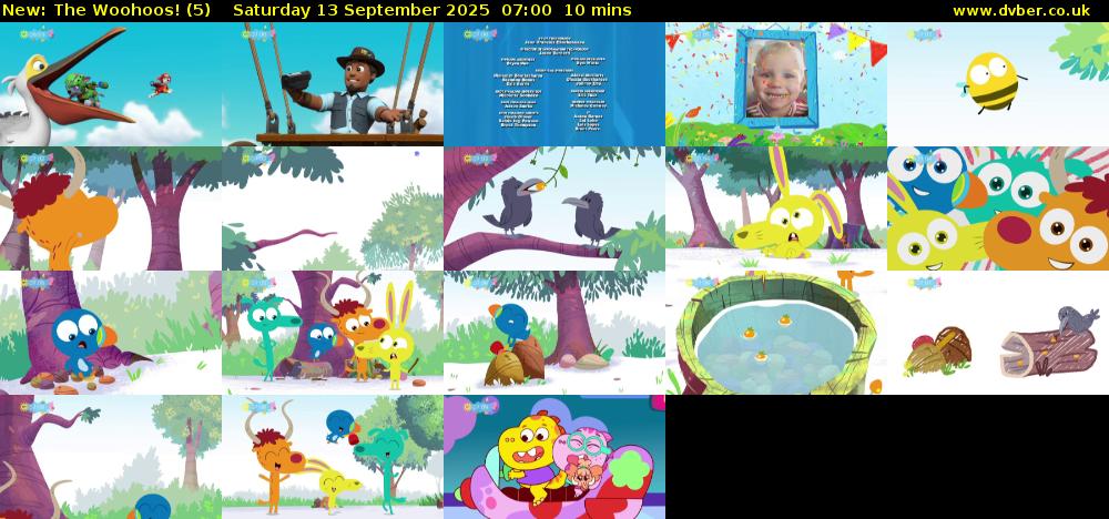 The Woohoos! (5) Saturday 13 September 2025 07:00 - 07:10