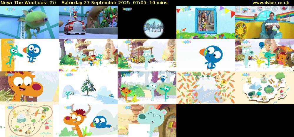 The Woohoos! (5) Saturday 27 September 2025 07:05 - 07:15