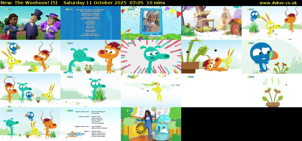 The Woohoos! (5) Saturday 11 October 2025 07:05 - 07:15