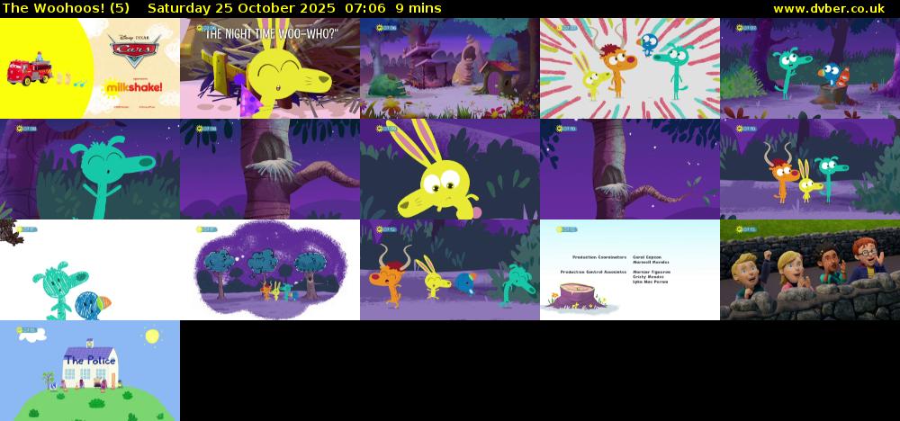 The Woohoos! (5) Saturday 25 October 2025 07:06 - 07:15