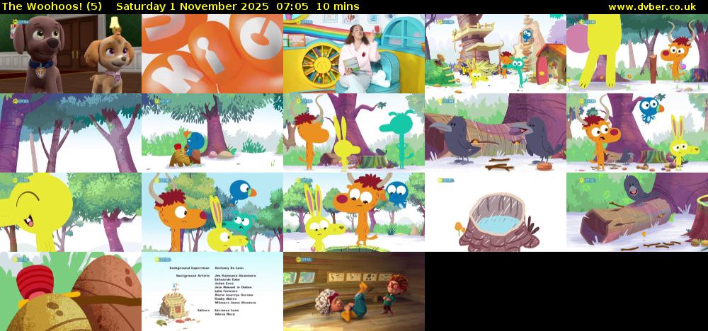 The Woohoos! (5) Saturday 1 November 2025 07:05 - 07:15