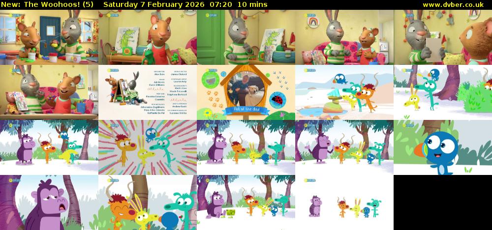 The Woohoos! (5) Saturday 7 February 2026 07:20 - 07:30