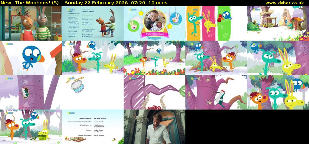 The Woohoos! (5) Sunday 22 February 2026 07:20 - 07:30