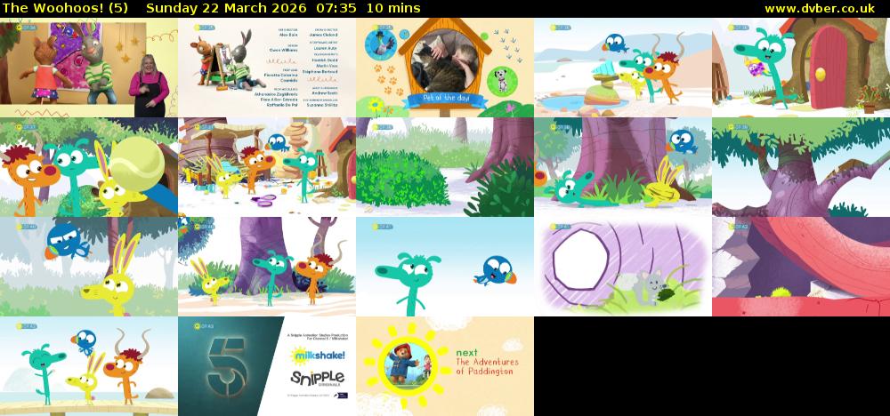 The Woohoos! (5) Sunday 22 March 2026 07:35 - 07:45