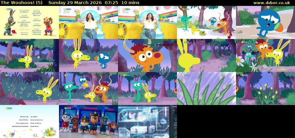 The Woohoos! (5) Sunday 29 March 2026 07:25 - 07:35