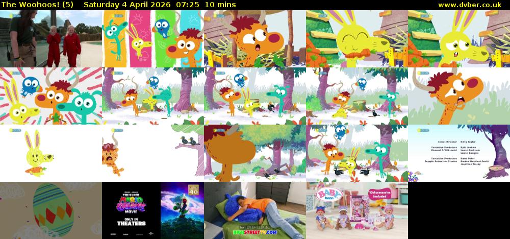 The Woohoos! (5) Saturday 4 April 2026 07:25 - 07:35