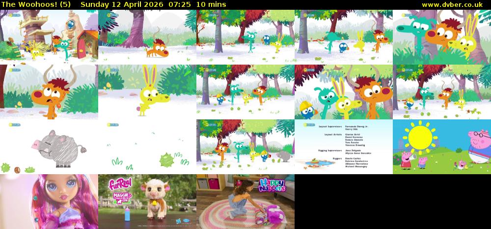 The Woohoos! (5) Sunday 12 April 2026 07:25 - 07:35