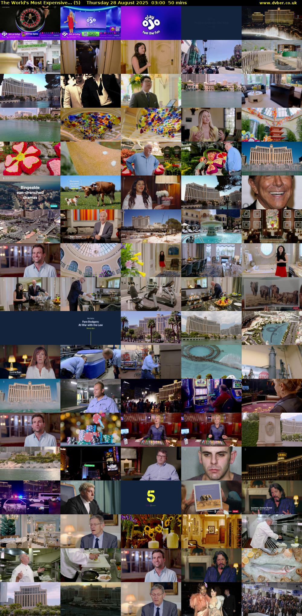 The World's Most Expensive... (5) Thursday 28 August 2025 03:00 - 03:50