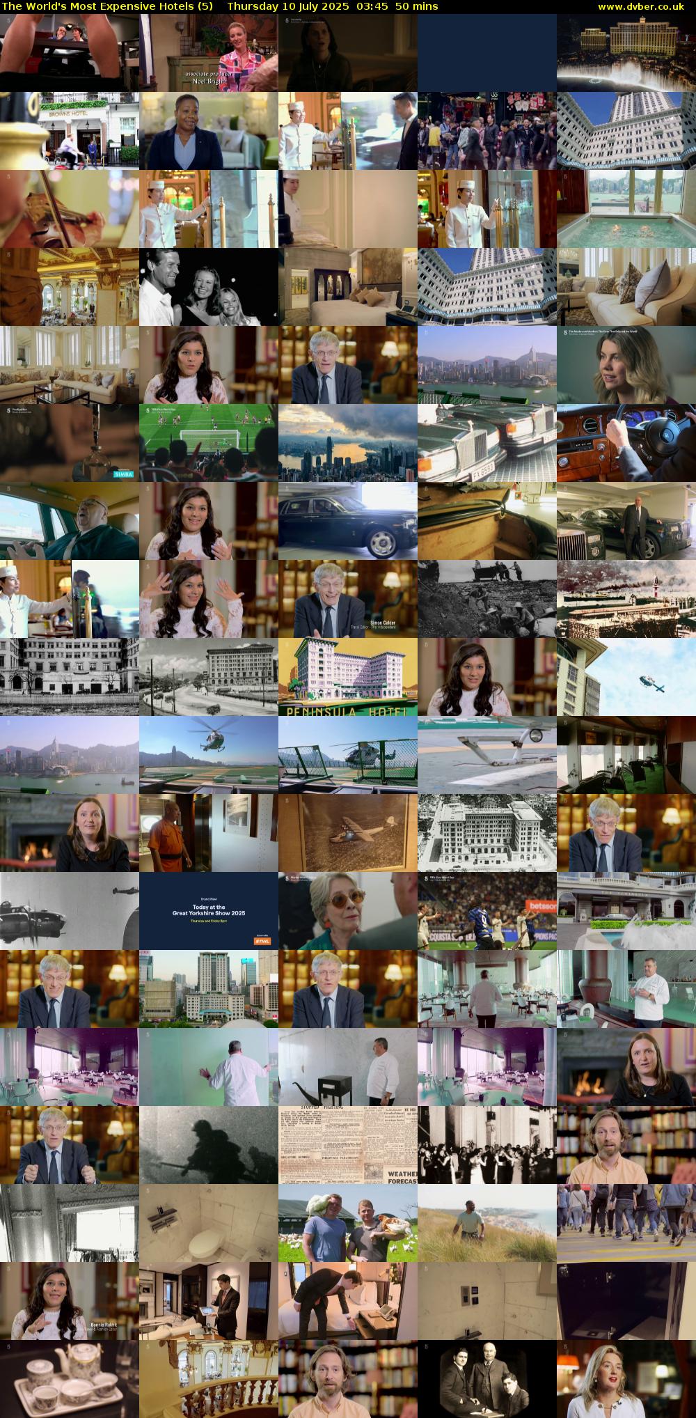 The World's Most Expensive Hotels (5) Thursday 10 July 2025 03:45 - 04:35