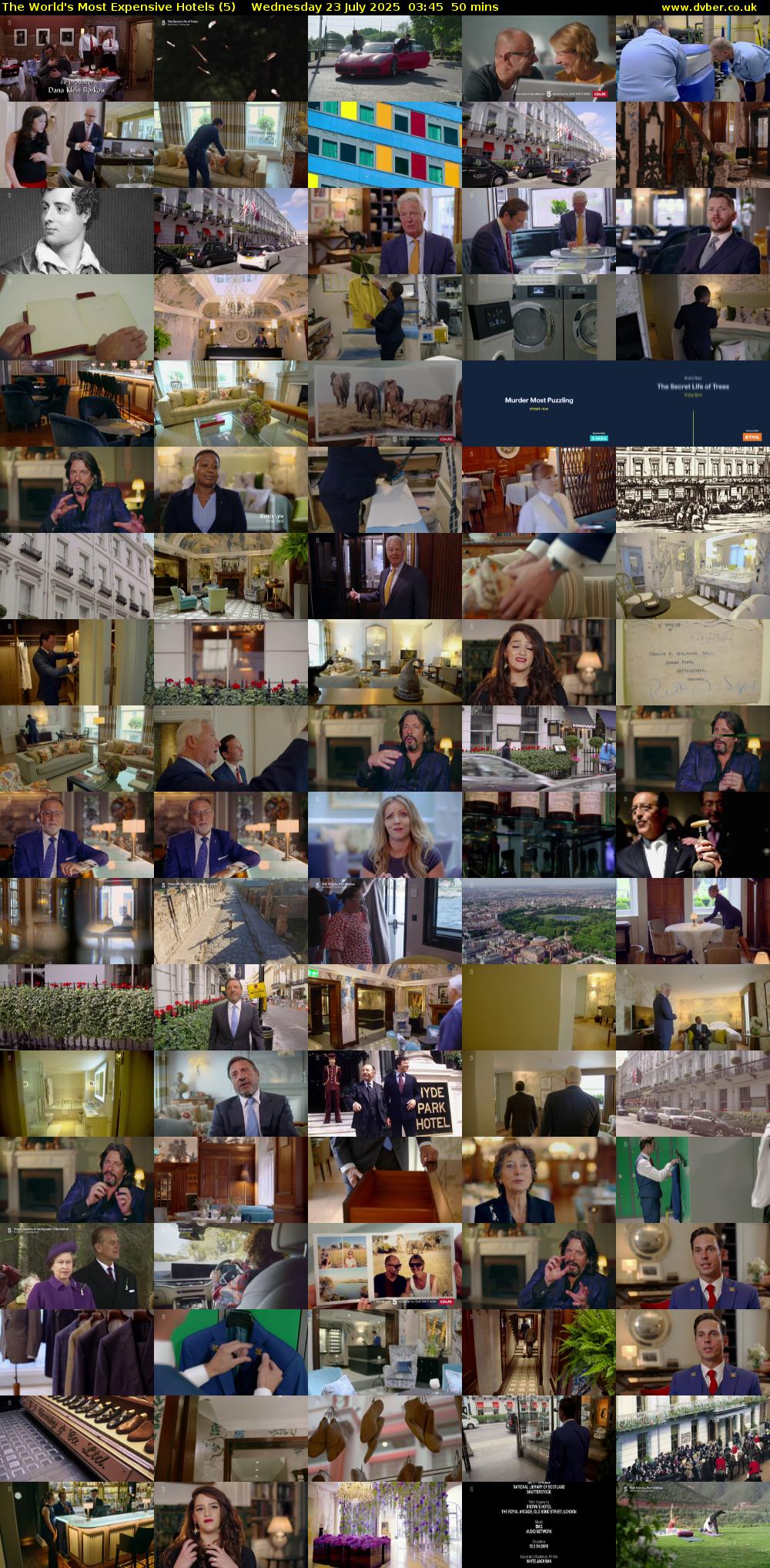 The World's Most Expensive Hotels (5) Wednesday 23 July 2025 03:45 - 04:35