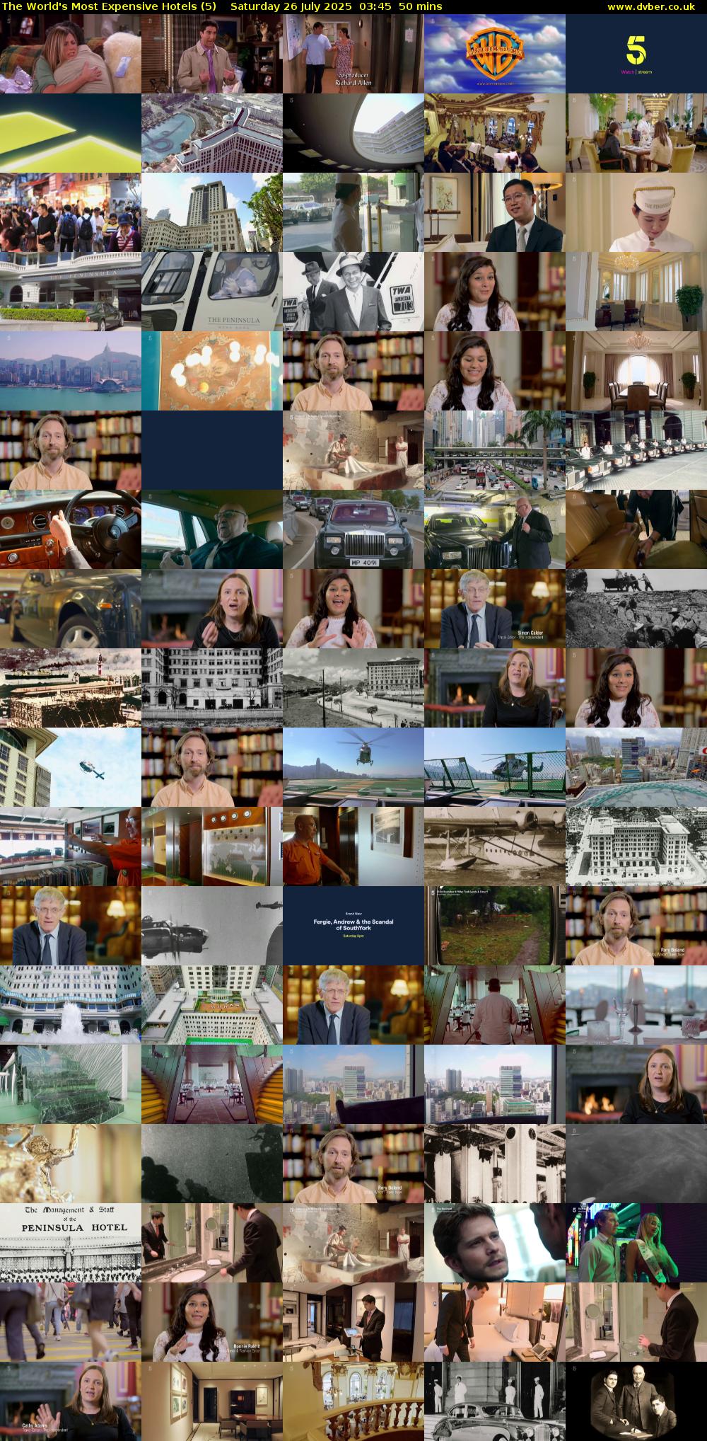 The World's Most Expensive Hotels (5) Saturday 26 July 2025 03:45 - 04:35