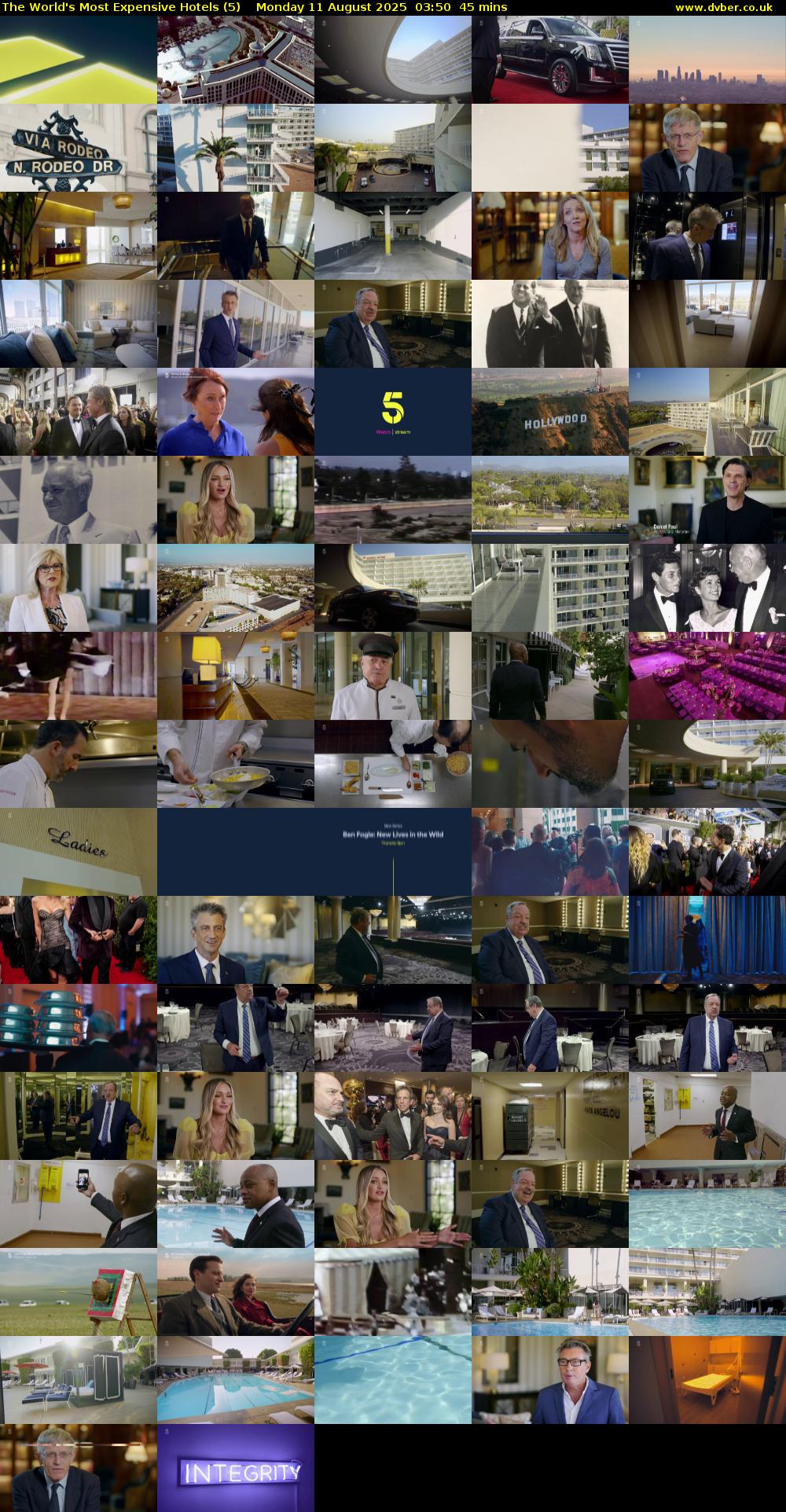 The World's Most Expensive Hotels (5) Monday 11 August 2025 03:50 - 04:35