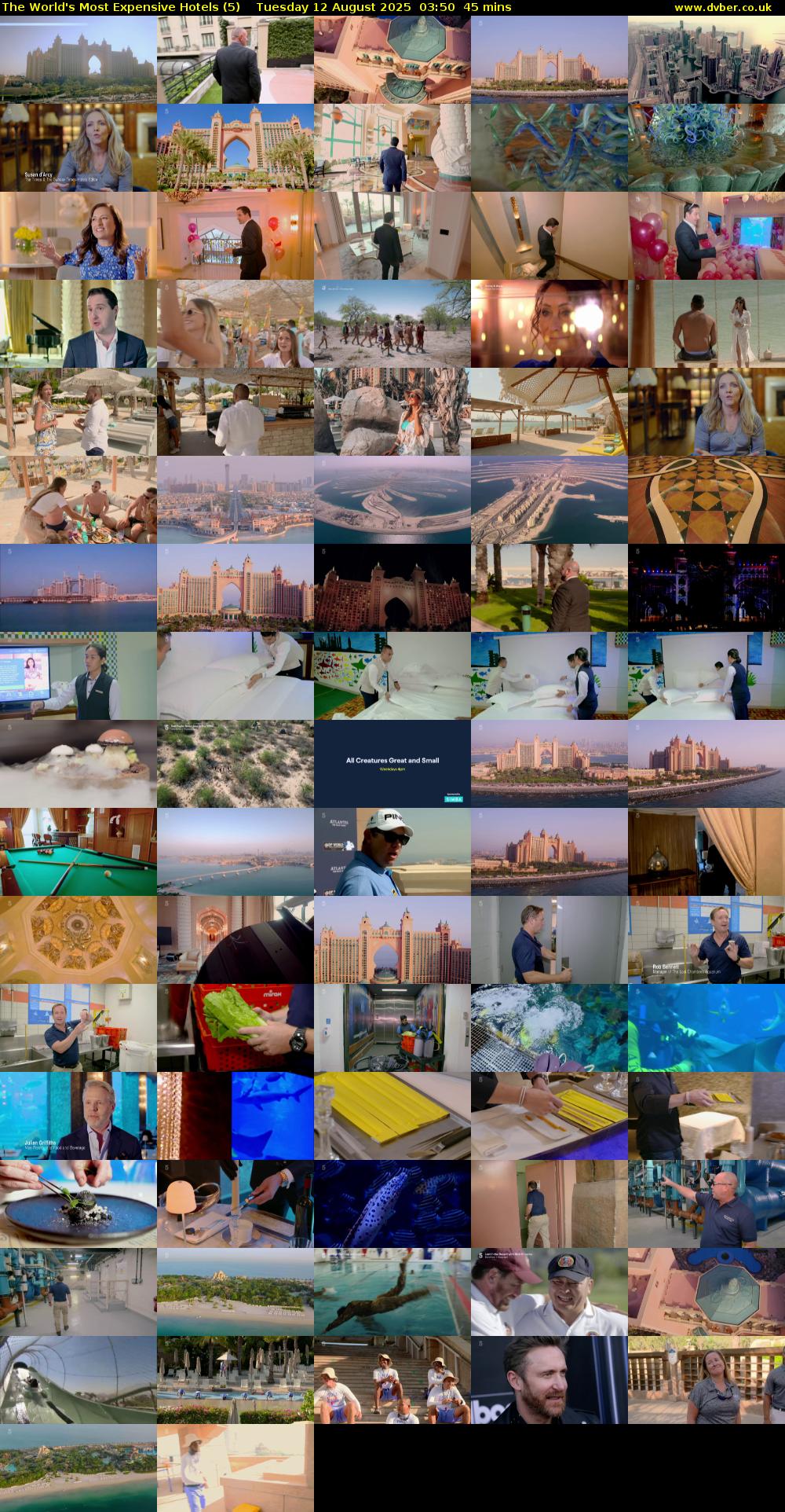 The World's Most Expensive Hotels (5) Tuesday 12 August 2025 03:50 - 04:35