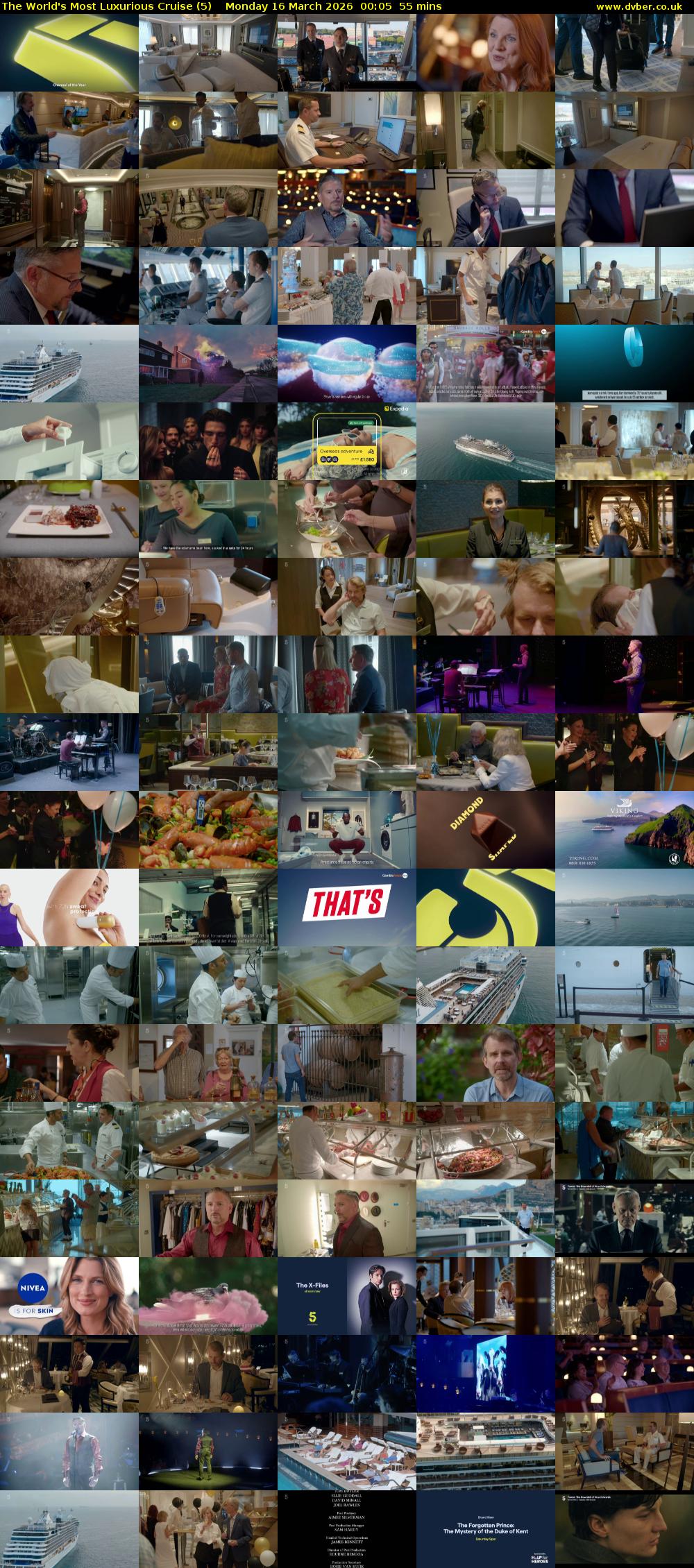 The World's Most Luxurious Cruise (5) Monday 16 March 2026 00:05 - 01:00