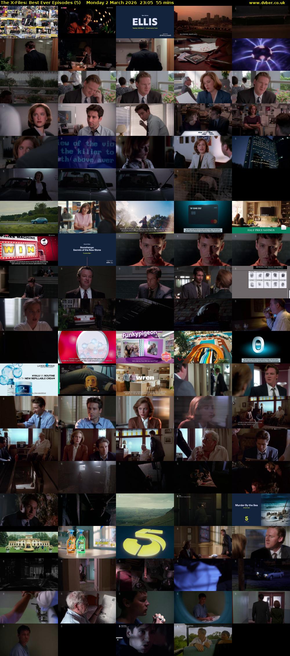 The X-Files: Best Ever Episodes (5) Monday 2 March 2026 23:05 - 00:00