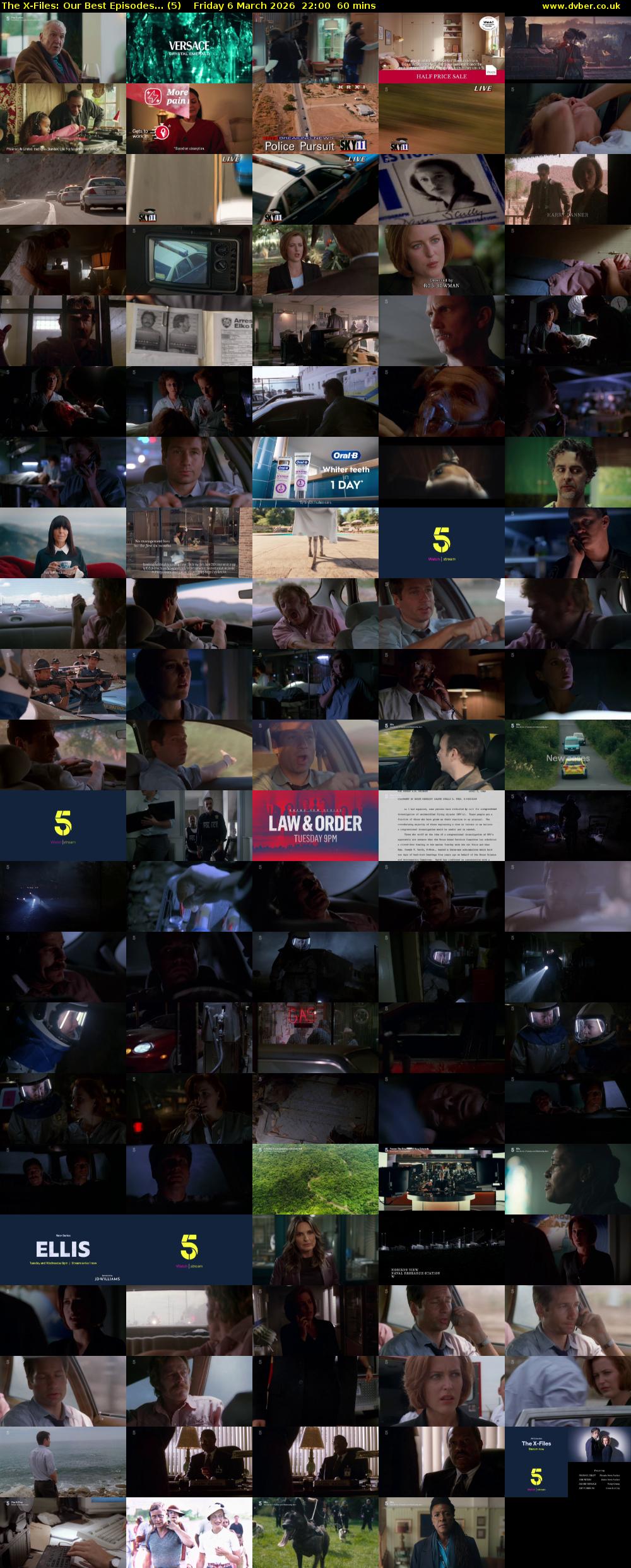 The X-Files: Our Best Episodes... (5) Friday 6 March 2026 22:00 - 23:00