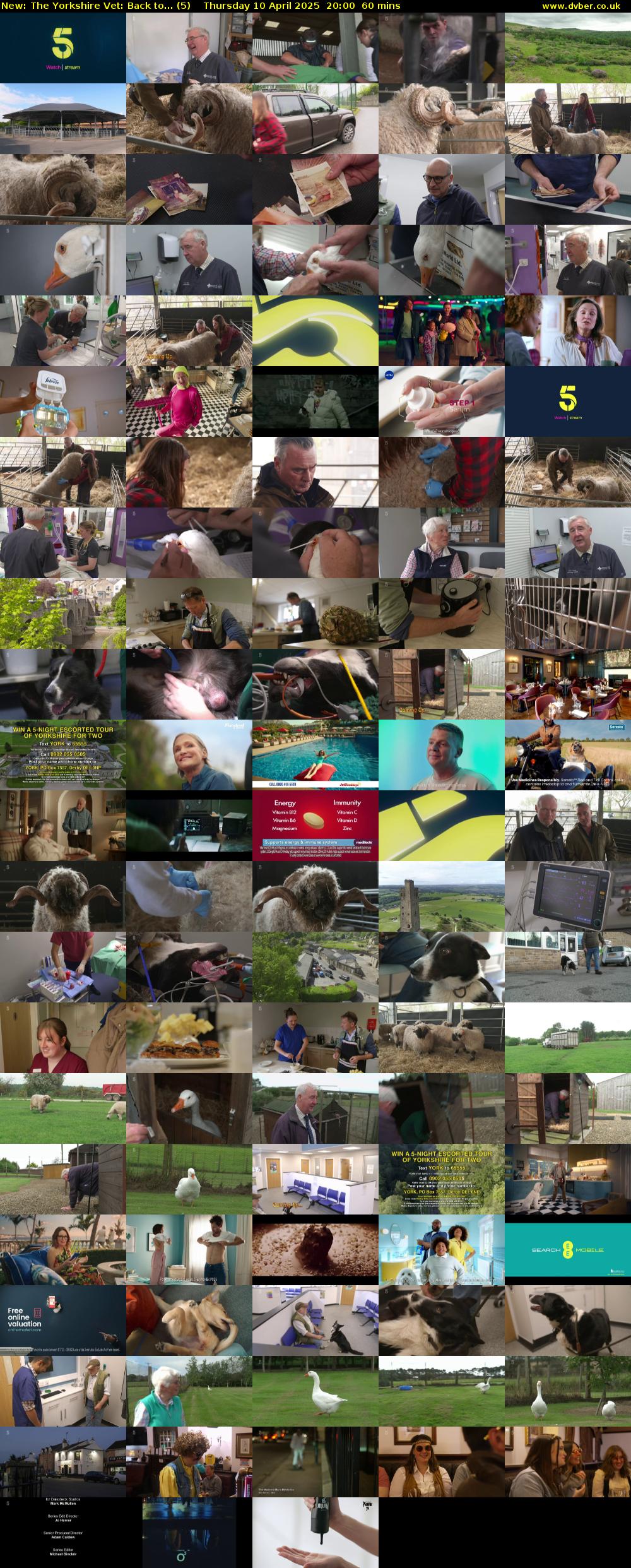The Yorkshire Vet: Back to... (5) Thursday 10 April 2025 20:00 - 21:00