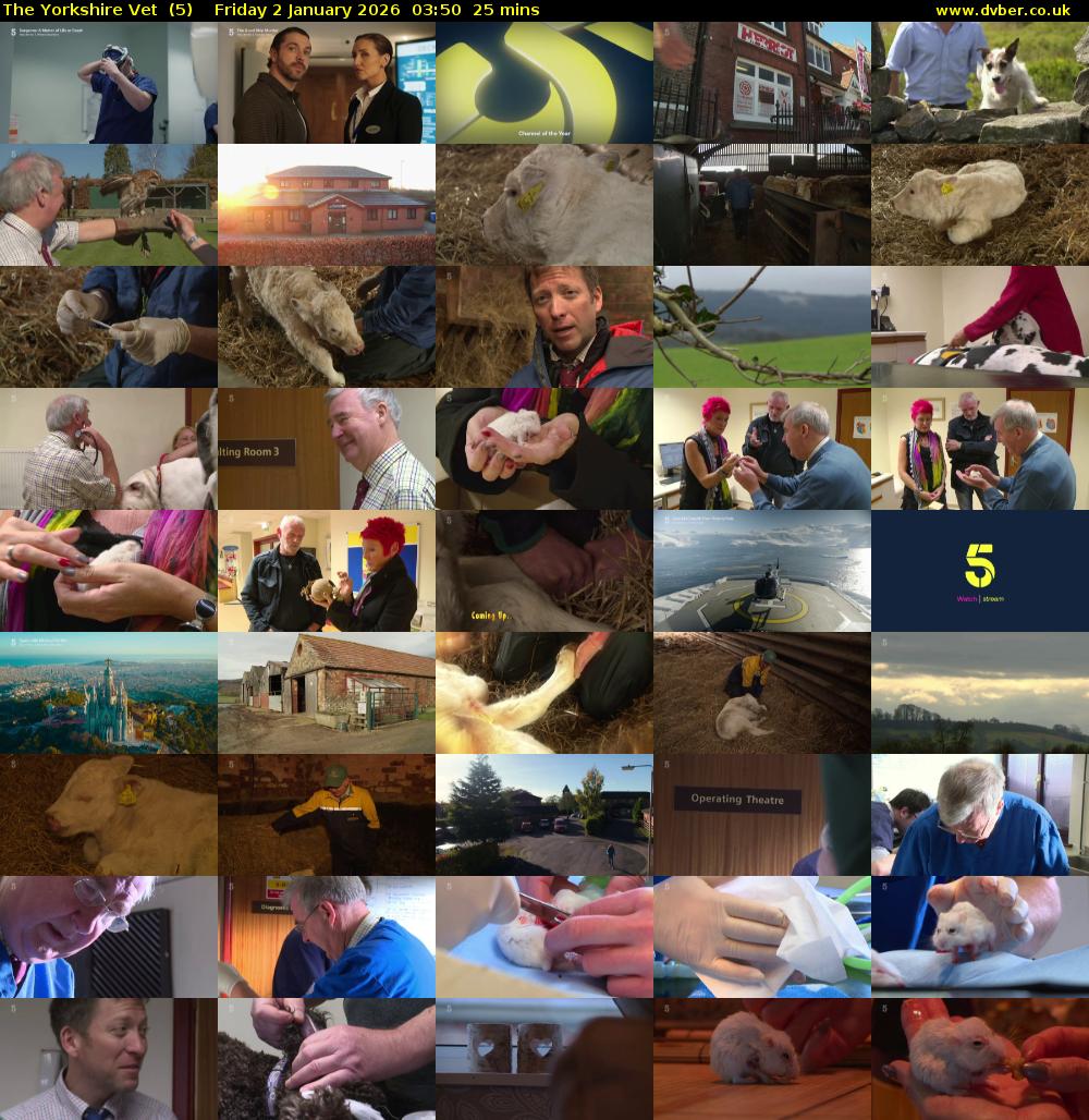 The Yorkshire Vet  (5) Friday 2 January 2026 03:50 - 04:15