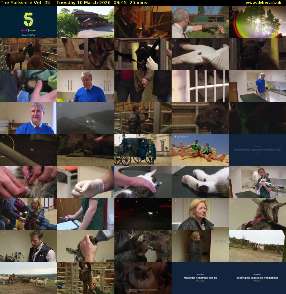 The Yorkshire Vet  (5) Tuesday 10 March 2026 03:45 - 04:10