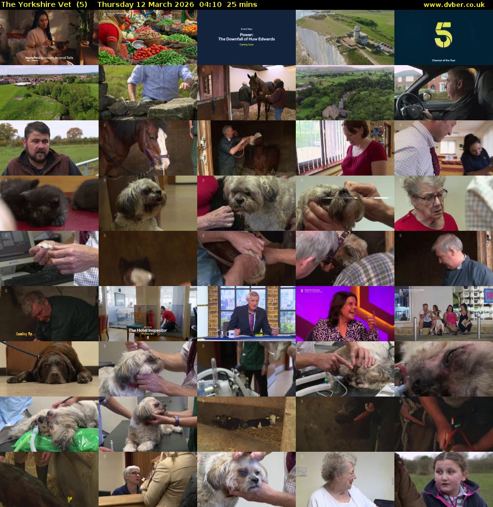 The Yorkshire Vet  (5) Thursday 12 March 2026 04:10 - 04:35