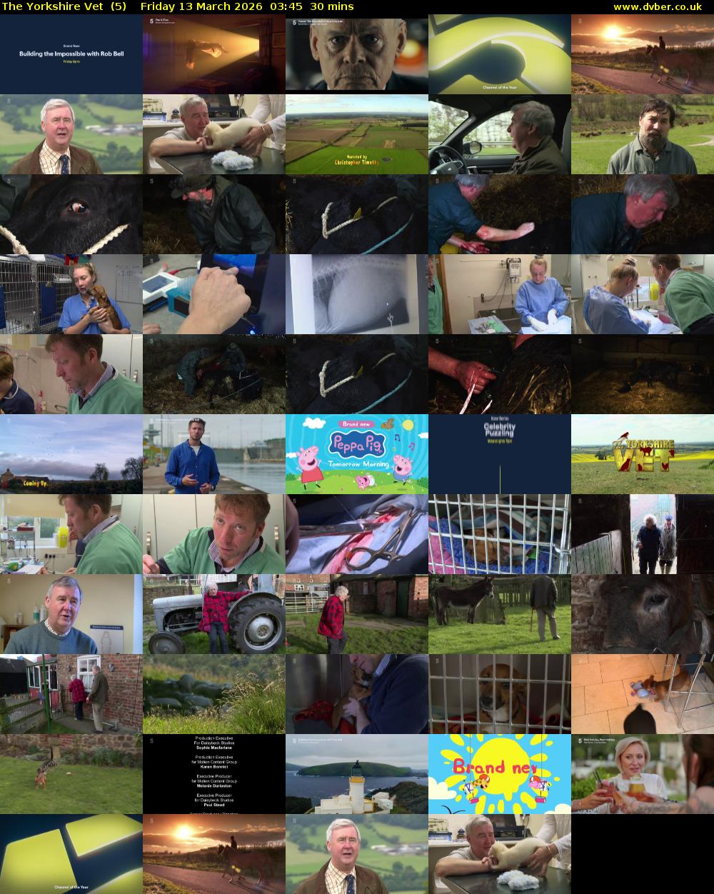 The Yorkshire Vet  (5) Friday 13 March 2026 03:45 - 04:15