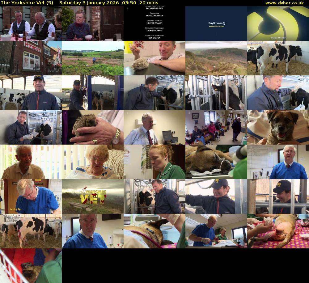 The Yorkshire Vet (5) Saturday 3 January 2026 03:50 - 04:10