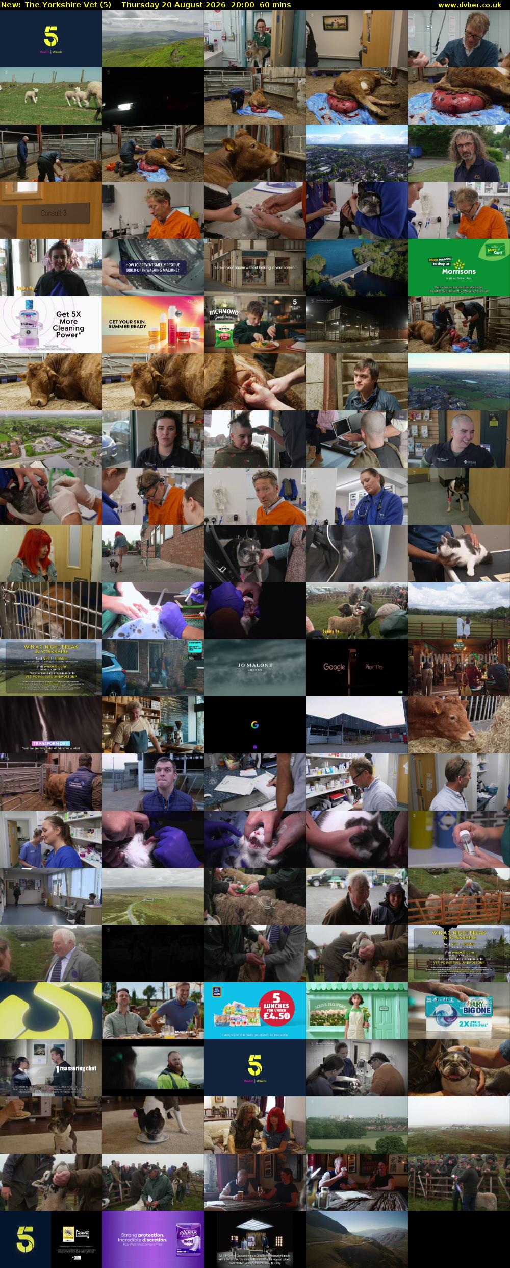 The Yorkshire Vet (5) Thursday 20 August 2026 20:00 - 21:00