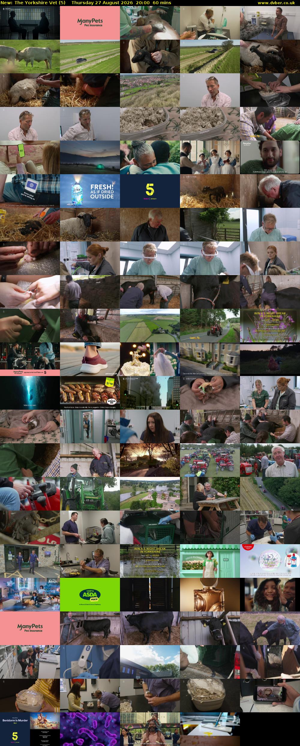 The Yorkshire Vet (5) Thursday 27 August 2026 20:00 - 21:00