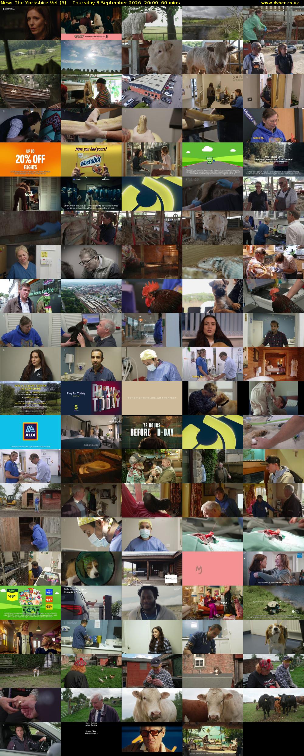 The Yorkshire Vet (5) Thursday 3 September 2026 20:00 - 21:00