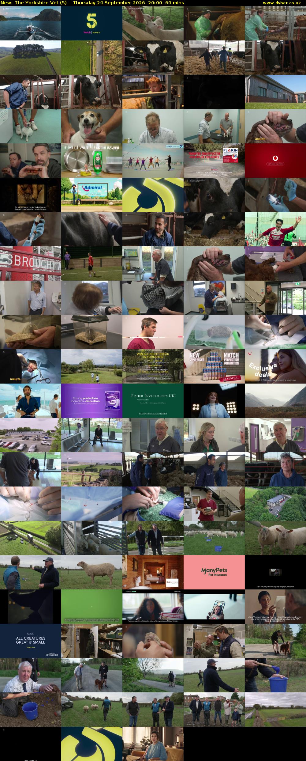 The Yorkshire Vet (5) Thursday 24 September 2026 20:00 - 21:00