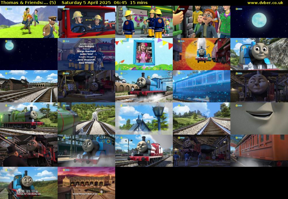 Thomas & Friends:... (5) Saturday 5 April 2025 06:45 - 07:00