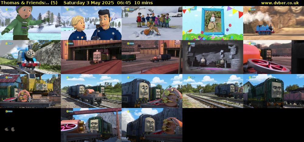 Thomas & Friends:.. (5) Saturday 3 May 2025 06:45 - 06:55