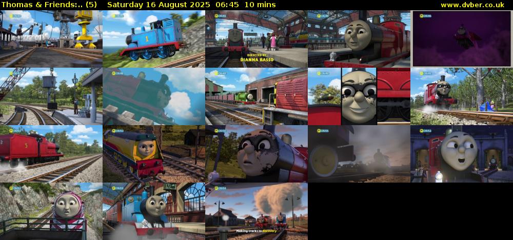 Thomas & Friends:.. (5) Saturday 16 August 2025 06:45 - 06:55
