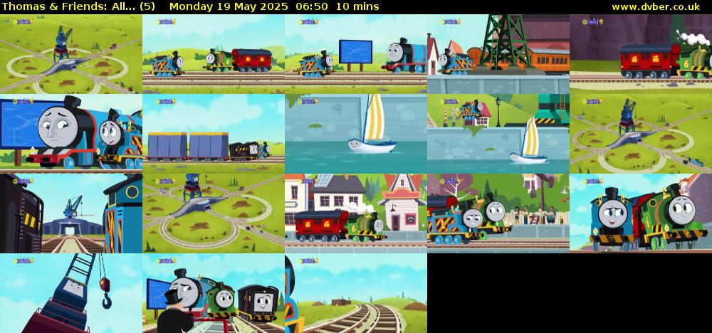 Thomas & Friends: All... (5) Monday 19 May 2025 06:50 - 07:00
