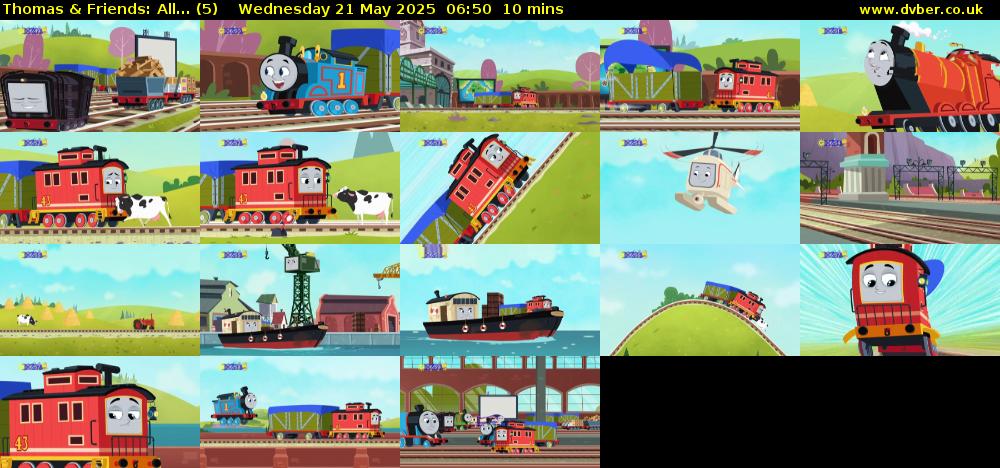 Thomas & Friends: All... (5) Wednesday 21 May 2025 06:50 - 07:00