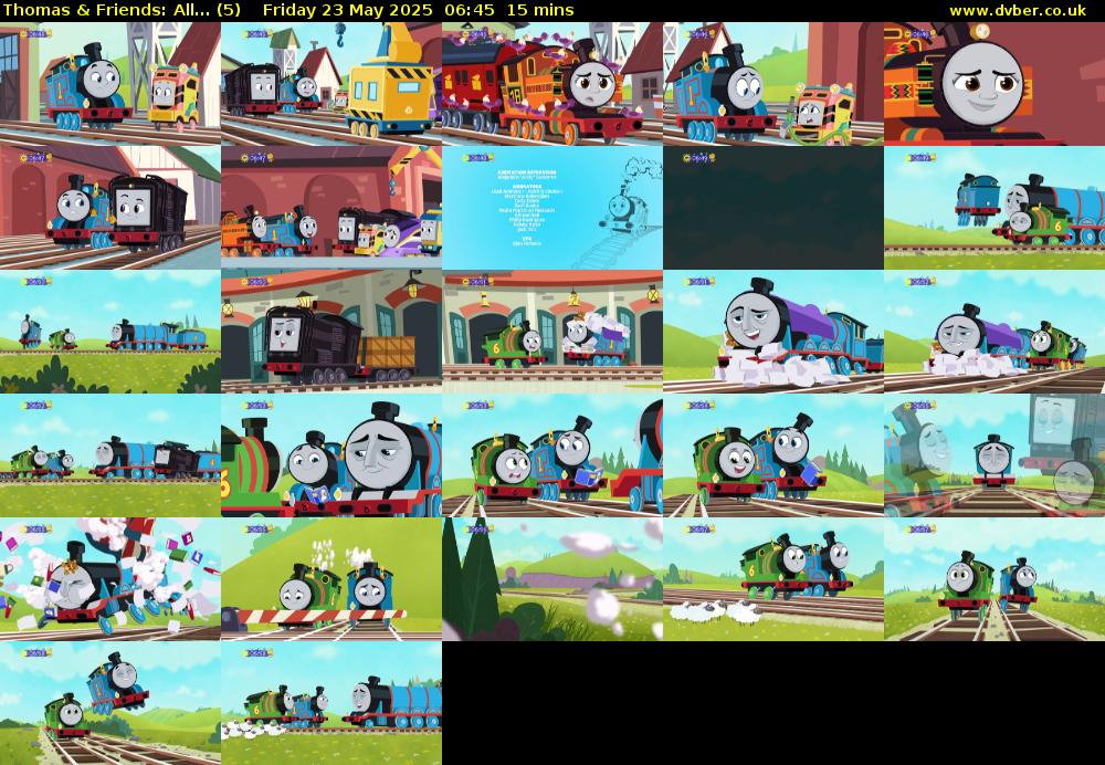 Thomas & Friends: All... (5) Friday 23 May 2025 06:45 - 07:00