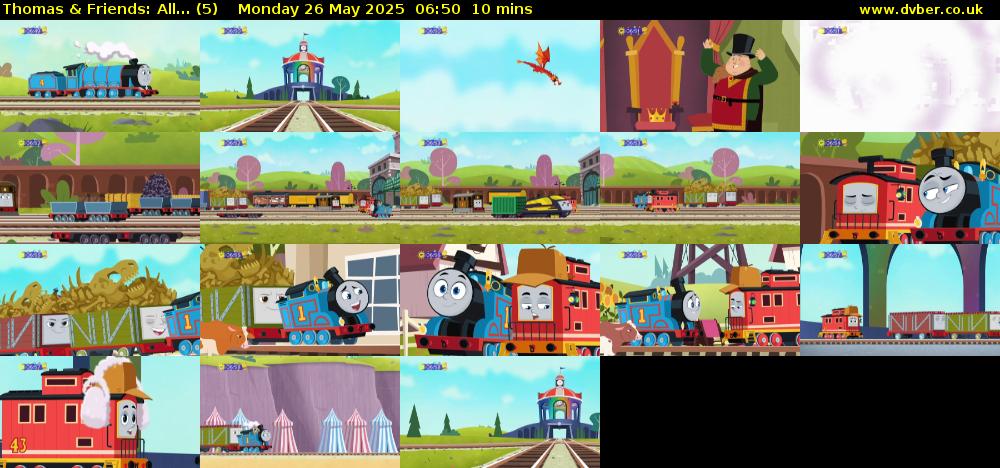 Thomas & Friends: All... (5) Monday 26 May 2025 06:50 - 07:00