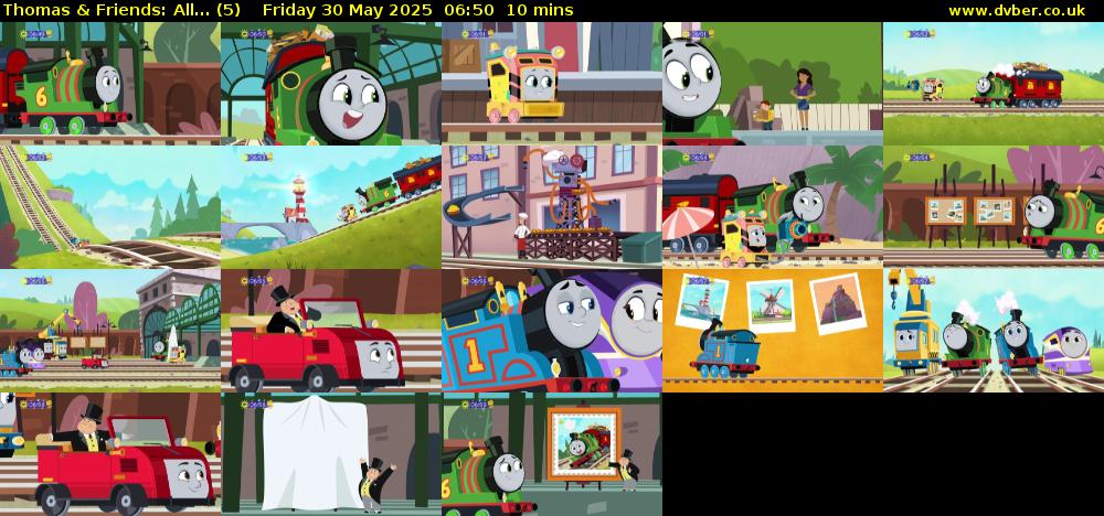Thomas & Friends: All... (5) Friday 30 May 2025 06:50 - 07:00