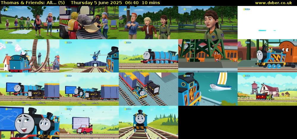 Thomas & Friends: All... (5) Thursday 5 June 2025 06:40 - 06:50
