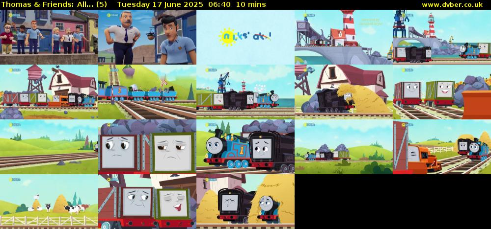 Thomas & Friends: All... (5) Tuesday 17 June 2025 06:40 - 06:50