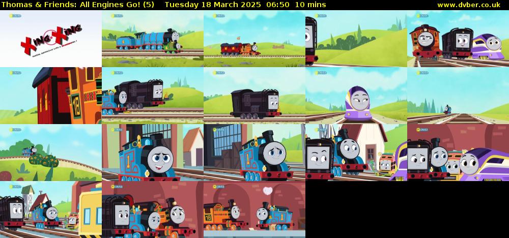 Thomas & Friends: All Engines Go! (5) Tuesday 18 March 2025 06:50 - 07:00