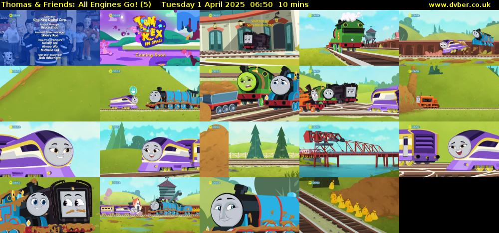 Thomas & Friends: All Engines Go! (5) Tuesday 1 April 2025 06:50 - 07:00