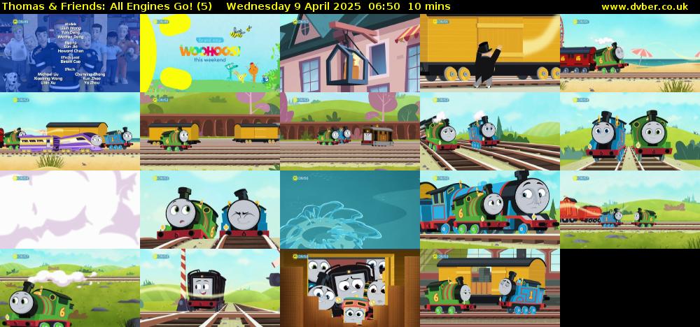 Thomas & Friends: All Engines Go! (5) Wednesday 9 April 2025 06:50 - 07:00