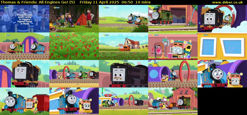 Thomas & Friends: All Engines Go! (5) Friday 11 April 2025 06:50 - 07:00