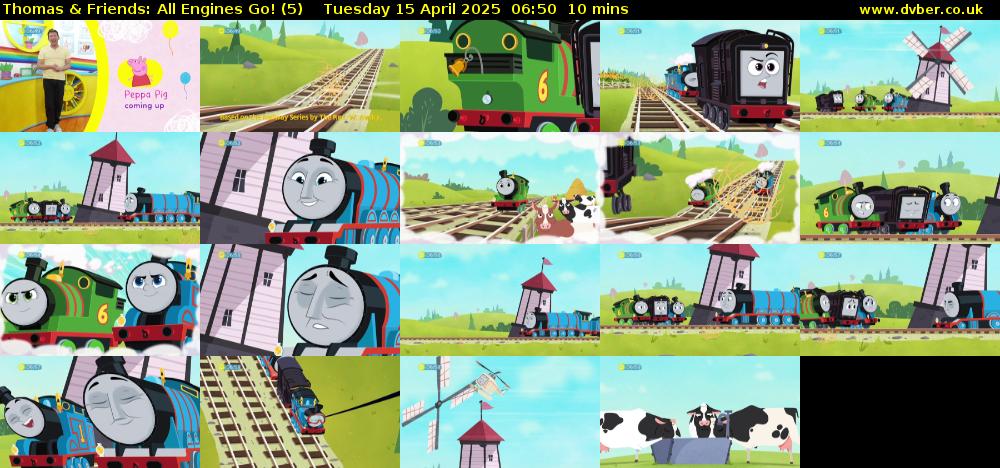 Thomas & Friends: All Engines Go! (5) Tuesday 15 April 2025 06:50 - 07:00