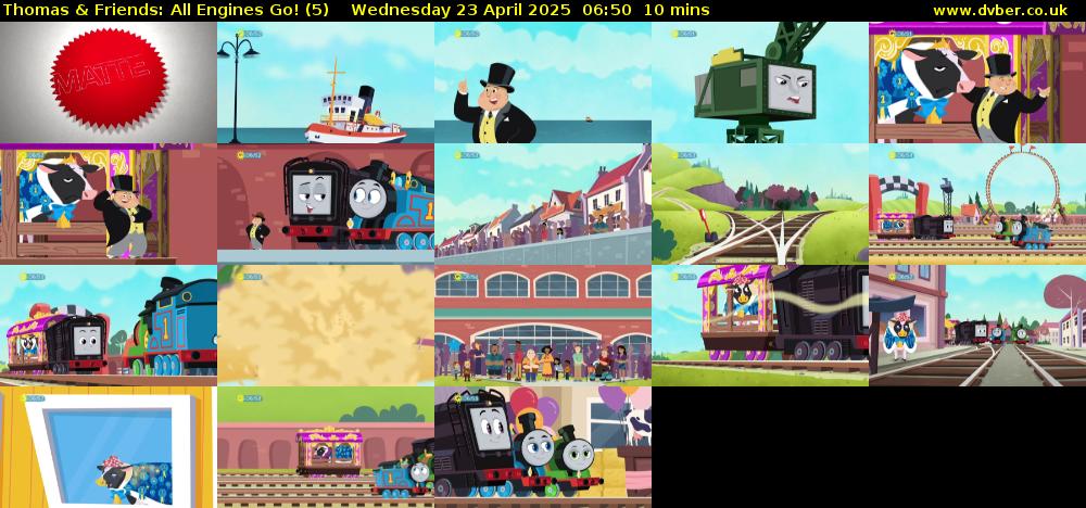 Thomas & Friends: All Engines Go! (5) Wednesday 23 April 2025 06:50 - 07:00