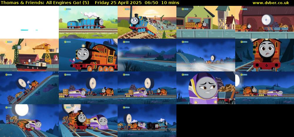 Thomas & Friends: All Engines Go! (5) Friday 25 April 2025 06:50 - 07:00
