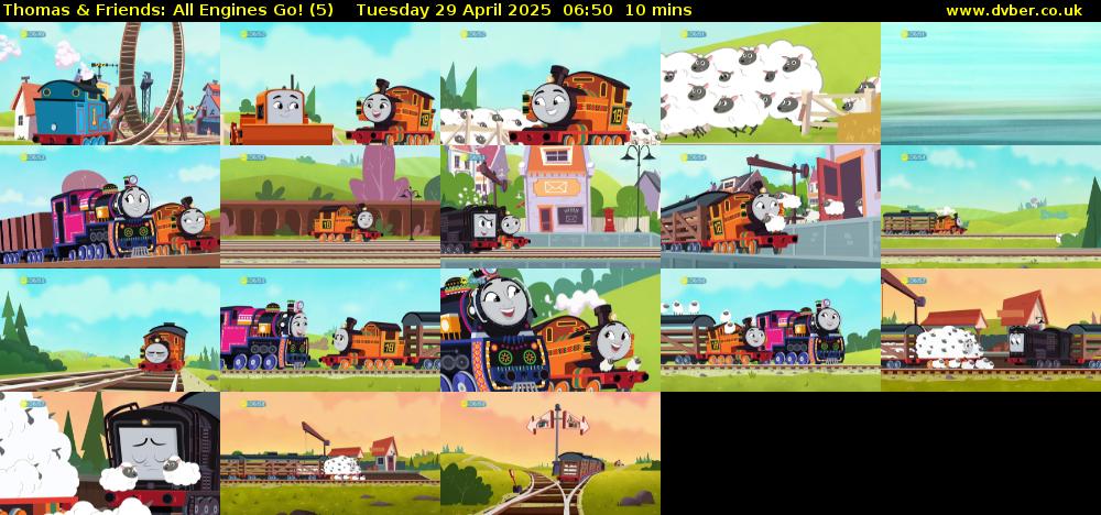Thomas & Friends: All Engines Go! (5) Tuesday 29 April 2025 06:50 - 07:00