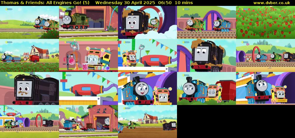 Thomas & Friends: All Engines Go! (5) Wednesday 30 April 2025 06:50 - 07:00