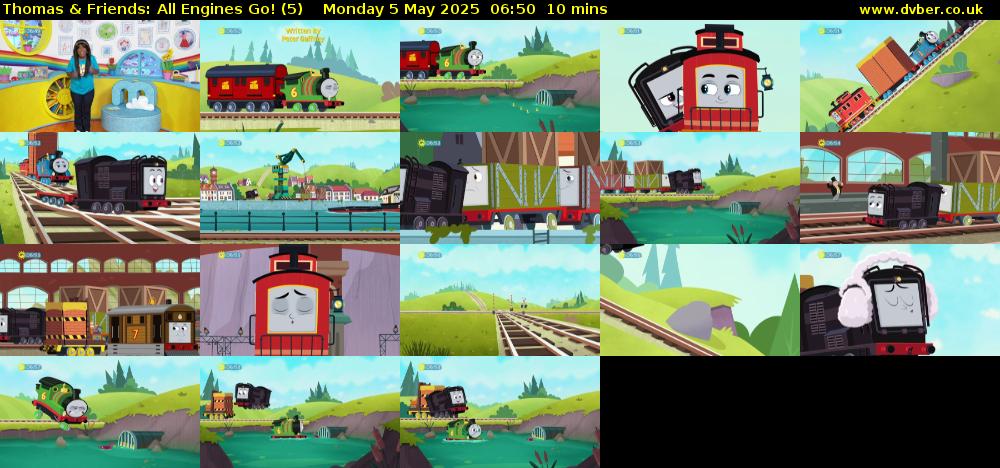Thomas & Friends: All Engines Go! (5) Monday 5 May 2025 06:50 - 07:00